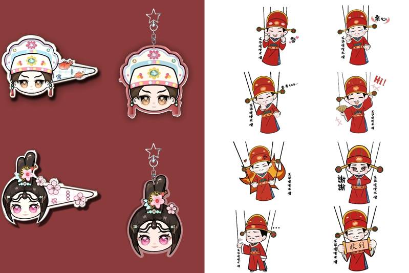 图5：线灵偶韵突击队设计的文创产品